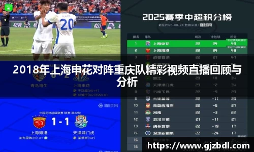 2018年上海申花对阵重庆队精彩视频直播回顾与分析